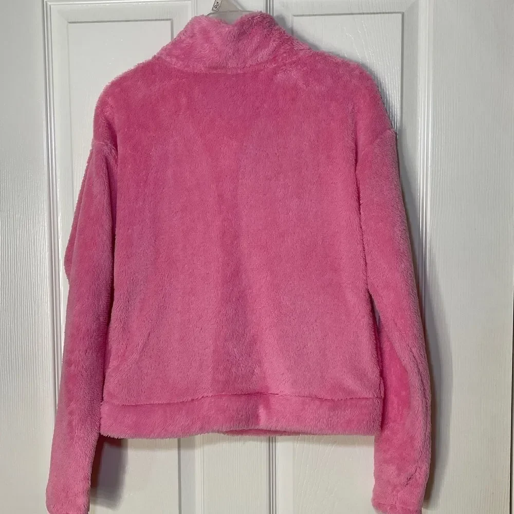 All in Motion Pink Fleece Sweatshirt with Turtleneck s xl 14/16
